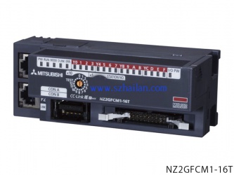 NZ2GFCM1-16D |16點(diǎn) DC24V（漏型）輸入，遠(yuǎn)程模塊、MIL連接器、1線式
